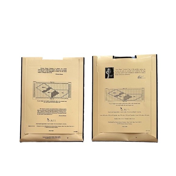 9 Pairs Donna Karen Control Top Hosiery Size Medium - Picture 5 of 10